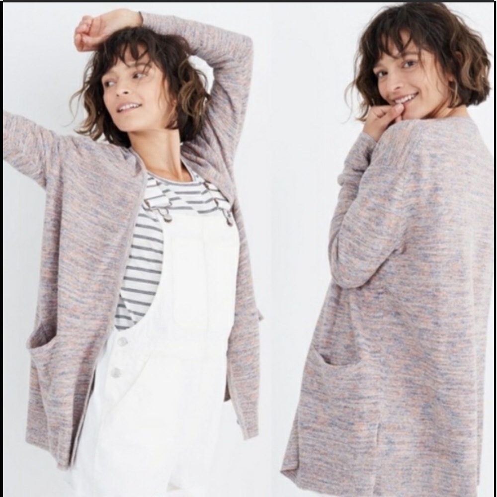 Madewell Ryder marled summer cardigan, size small